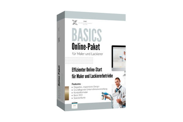 Basis-Online-Pakete für Maler- und Lackiererbetriebe