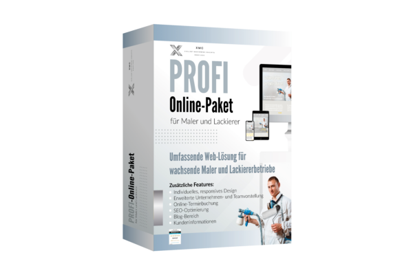 Profi-Online-Pakete für Maler- und Lackiererbetriebe